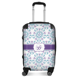Mandala Floral Suitcase - 20" Carry On (Personalized)