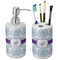 Mandala Floral Ceramic Bathroom Accessories