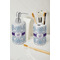 Mandala Floral Ceramic Bathroom Accessories - LIFESTYLE (toothbrush holder & soap dispenser)