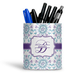 Mandala Floral Ceramic Pen Holder