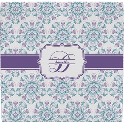 Mandala Floral Ceramic Tile Hot Pad (Personalized)