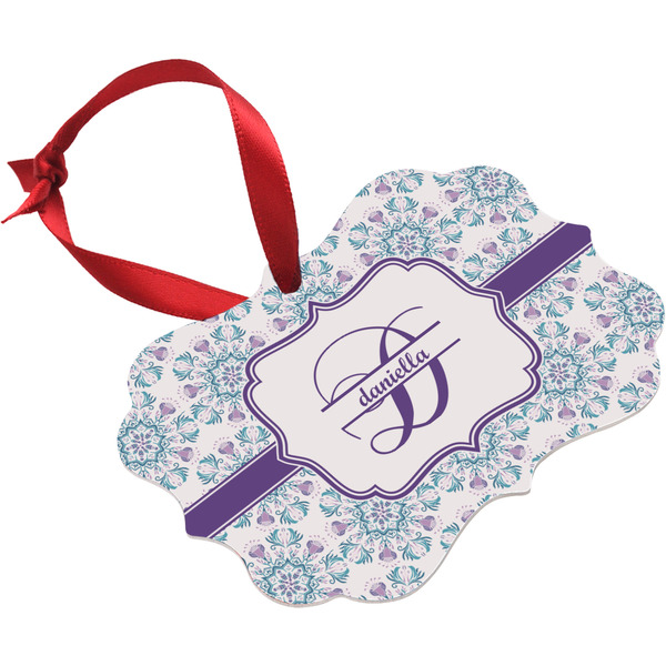 Mandala Floral Christmas Ornament