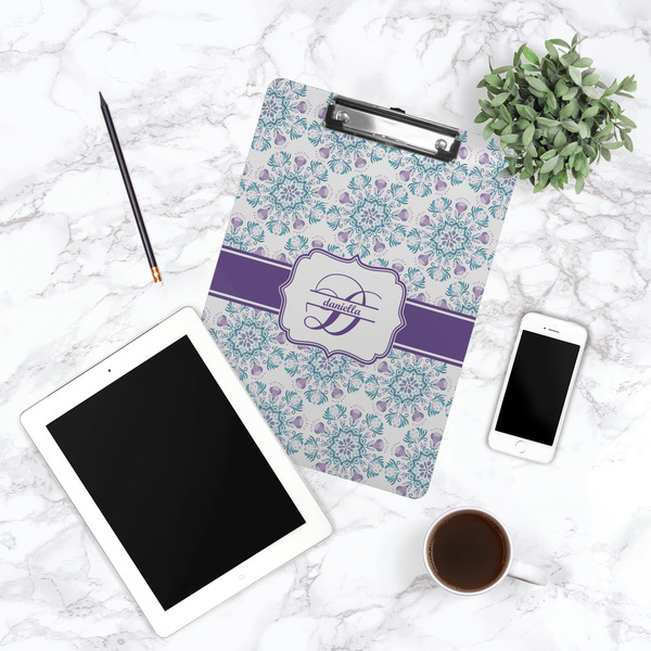 Mandala Floral Clipboard - Lifestyle Photo