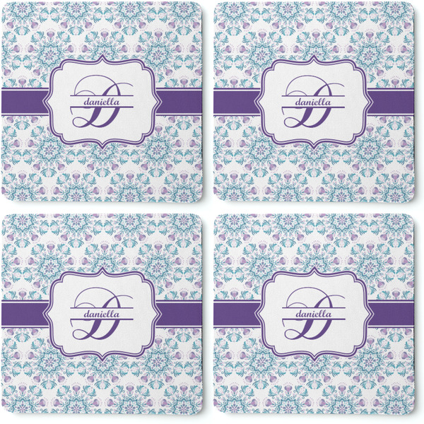 Mandala Floral Coaster Rubber Back - Apvl