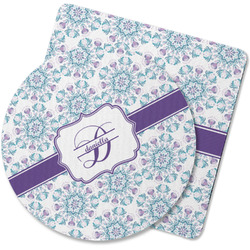 Mandala Floral Rubber Backed Coaster (Personalized)