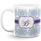 Mandala Floral Coffee Mug - 20 oz - White