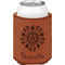 Mandala Floral Leatherette Can Sleeve - Double Sided (Personalized)