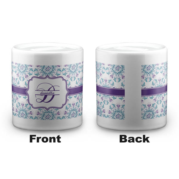 Mandala Floral Coin Bank - Apvl