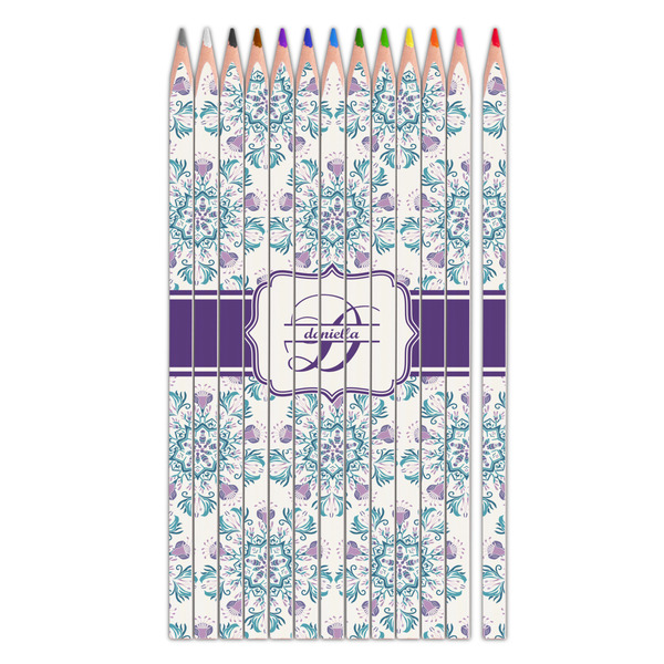 Custom Mandala Floral Colored Pencils (Personalized)