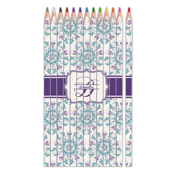 Custom Mandala Floral Colored Pencils (Personalized)