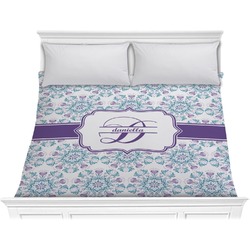 Mandala Floral Comforter - King (Personalized)