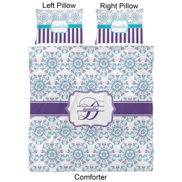 Mandala Floral Comforter Set - Queen - Approval