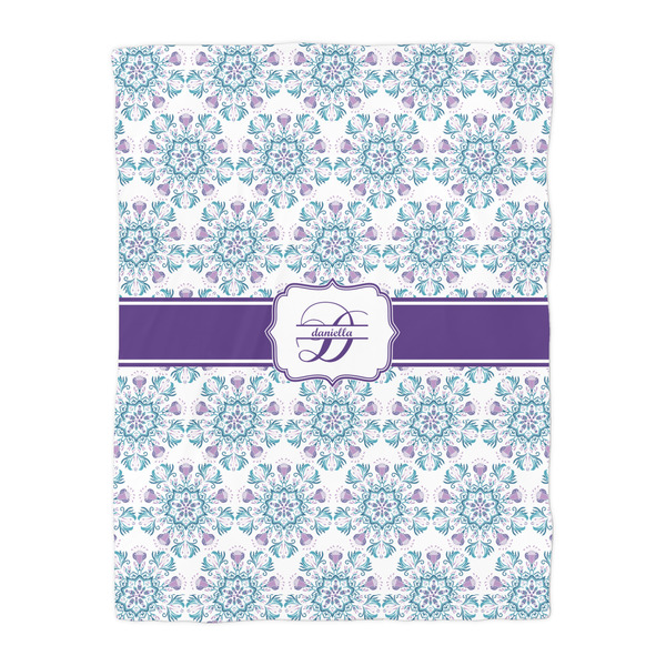 Mandala Floral Comforter - Twin - Front