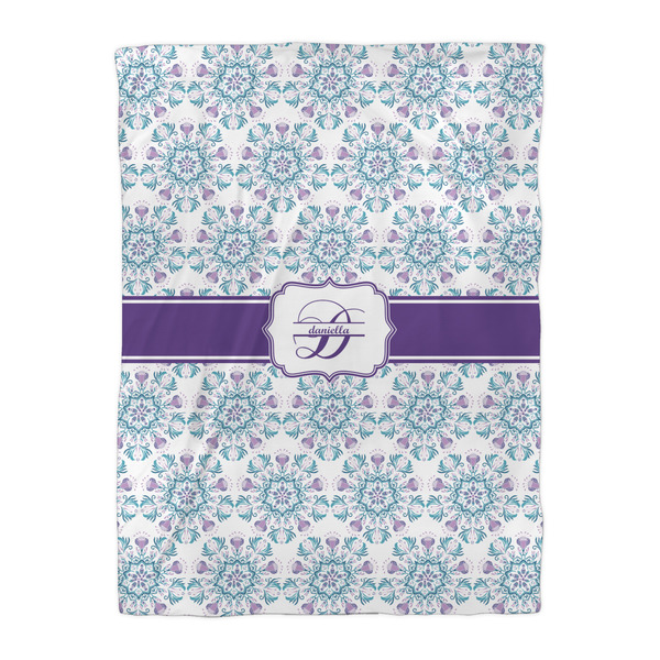 Mandala Floral Comforter - Twin XL - Front