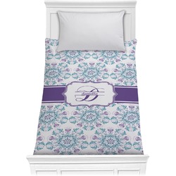 Mandala Floral Comforter - Twin (Personalized)