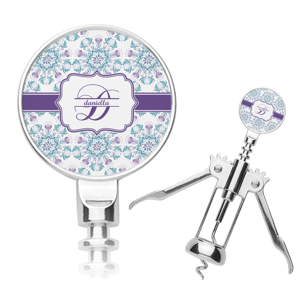 Custom Mandala Floral Corkscrew (Personalized)