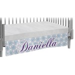 Mandala Floral Crib Skirt (Personalized)
