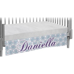 Mandala Floral Crib Skirt (Personalized)
