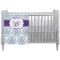 Mandala Floral Crib Comforter / Quilt (Personalized)