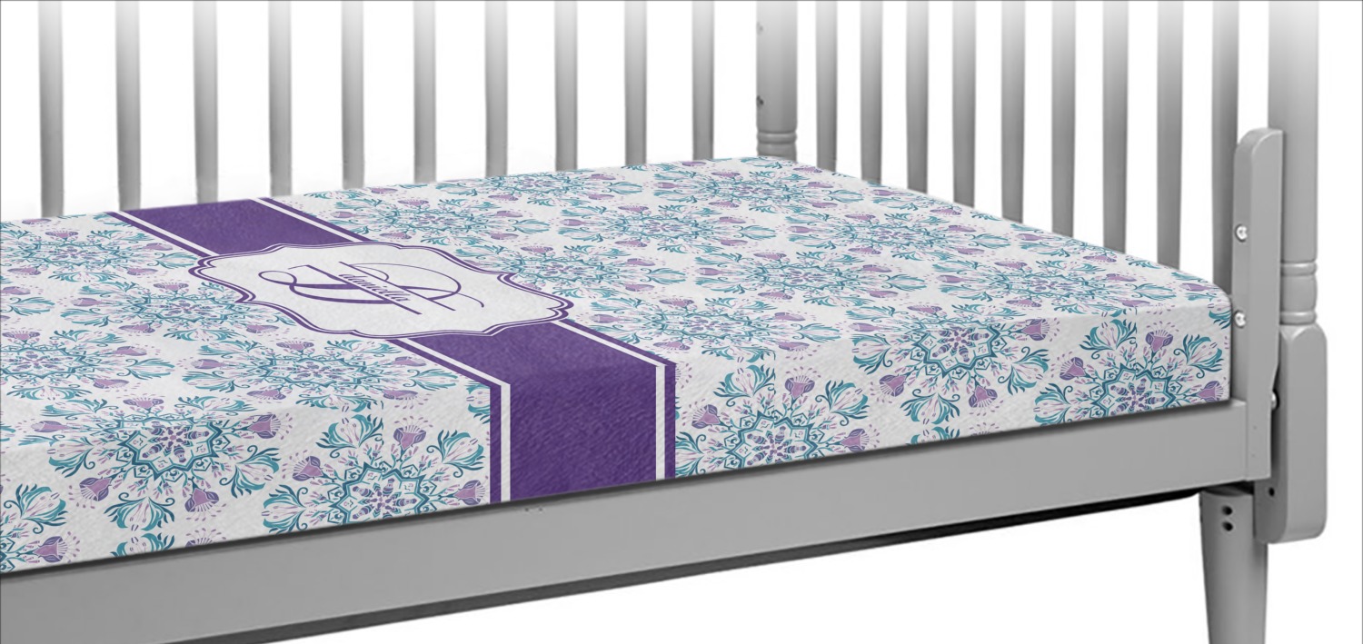 floral cot bed sheet