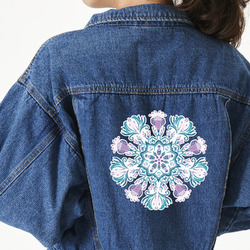Mandala Floral Large Custom Shape Patch - 2XL