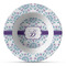 Mandala Floral Plastic Bowl - Microwave Safe - Composite Polymer (Personalized)