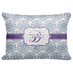 Mandala Floral Decorative Baby Pillowcase - 16"x12" (Personalized)