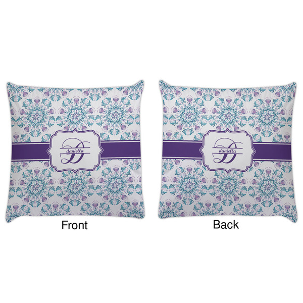 Mandala Floral Decorative Pillow Case - Approval
