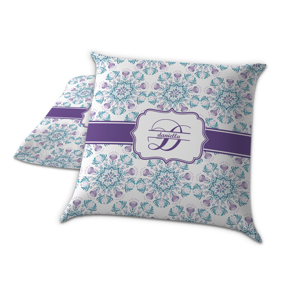 Mandala Floral Decorative Pillow Case - TWO