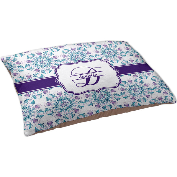 Mandala Floral Dog Bed - Large