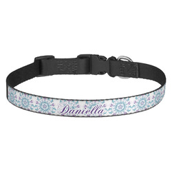Mandala Floral Dog Collar (Personalized)