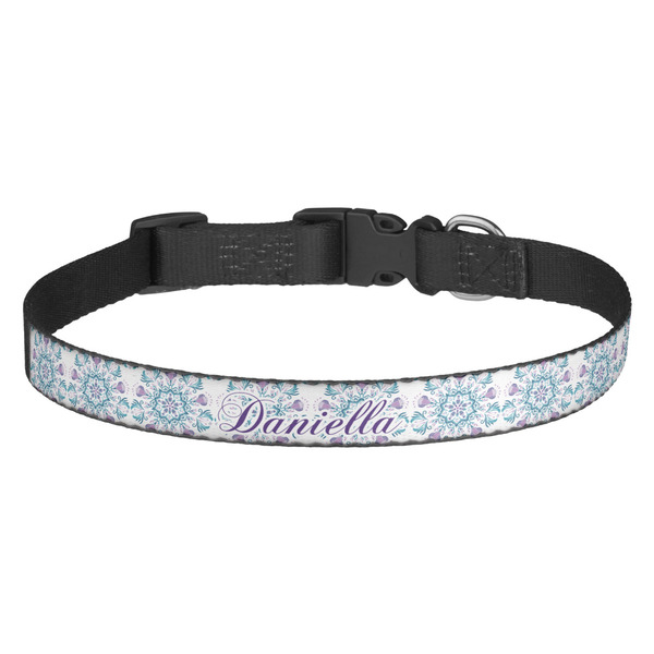 Custom Mandala Floral Dog Collar (Personalized)