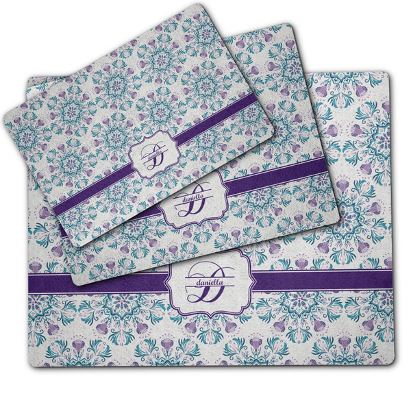 Mandala Floral Dog Food Mat - MAIN (sm, med, lrg)