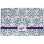 Mandala Floral Dog Food Mat w/ Name and Initial