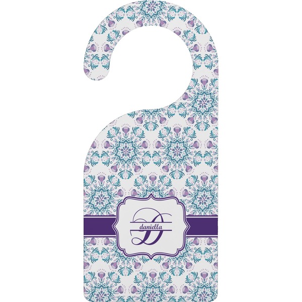 Custom Mandala Floral Door Hanger (Personalized)