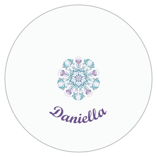 Mandala Floral Drink Topper - Large - Single