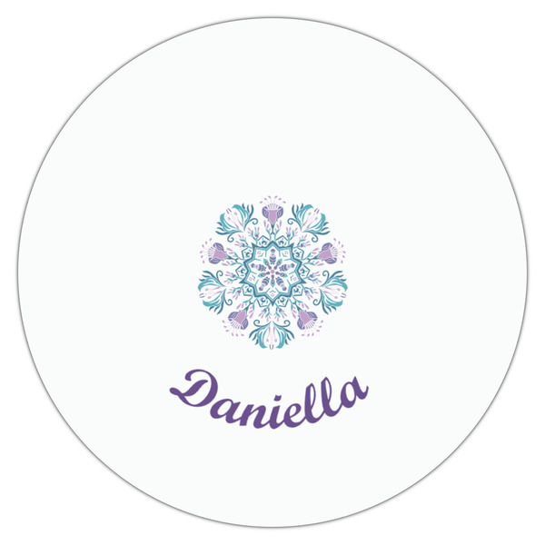 Mandala Floral Drink Topper - Medium - Single