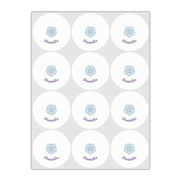 Mandala Floral Drink Topper - Small - Set of 12