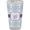 Mandala Floral Pint Glass - Full Color (Personalized)