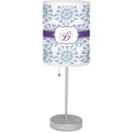 Mandala Floral Lamp with Drum Shade (Personalized)