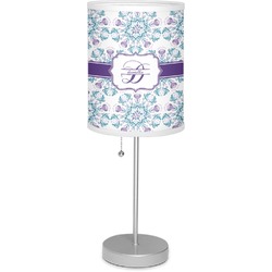 Mandala Floral Lamp with Drum Shade (Personalized)