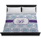 Mandala Floral Duvet Cover - King - On Bed - No Prop