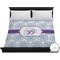 Mandala Floral Duvet Cover - King (Personalized)
