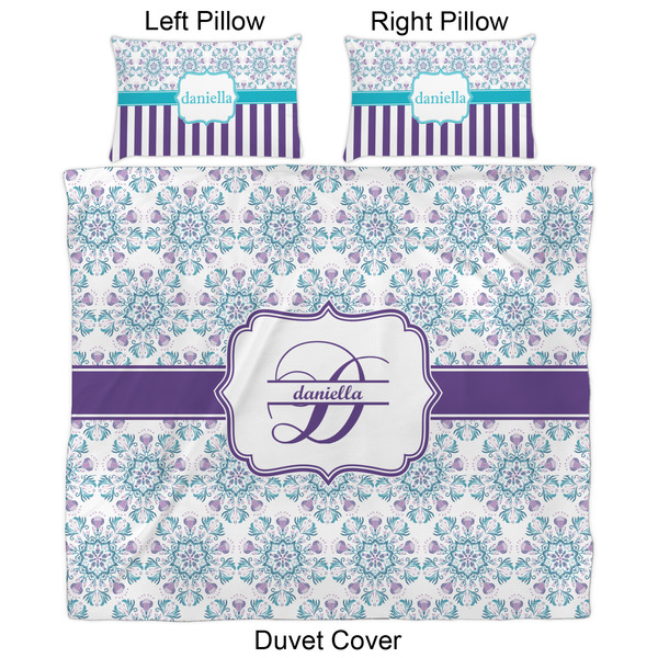 Mandala Floral Duvet Cover Set - King - Approval