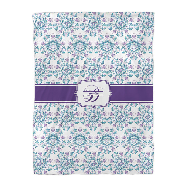 Mandala Floral Duvet Cover - Twin XL - Front