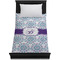Mandala Floral Duvet Cover - Twin XL - On Bed - No Prop