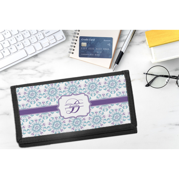 Mandala Floral DyeTrans Checkbook Cover - LIFESTYLE