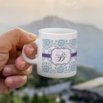 Mandala Floral Single Shot Espresso Cup - Single (Personalized)
