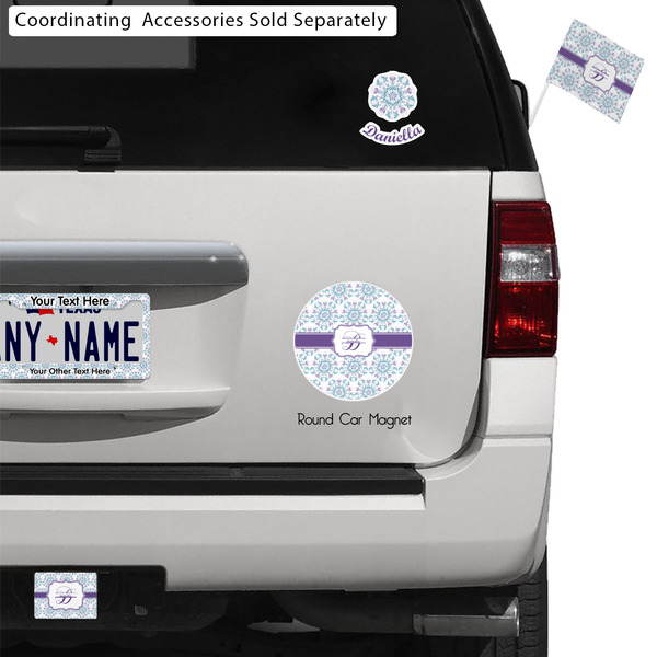 Mandala Floral Exterior Car Accessories