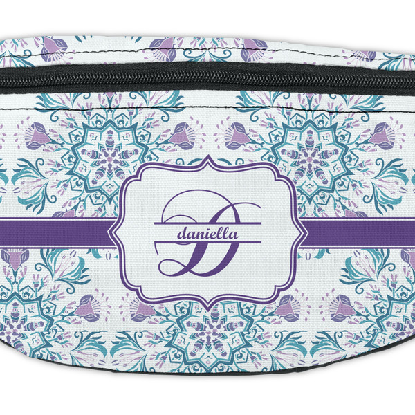 Mandala Floral Fanny Pack - Closeup